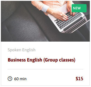 Business English (Group classes)