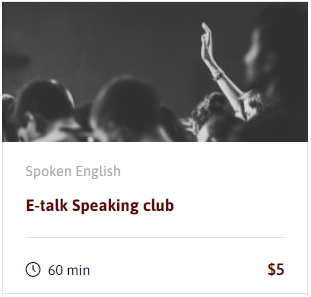 E-talk Speaking Club 